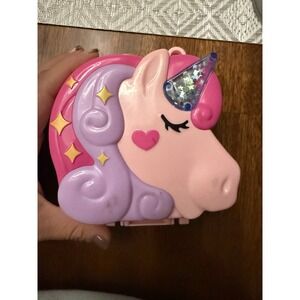 Polly Pocket Unicorn Forest Compact with Glitter Horn Play Set Ages 4+ Just Case